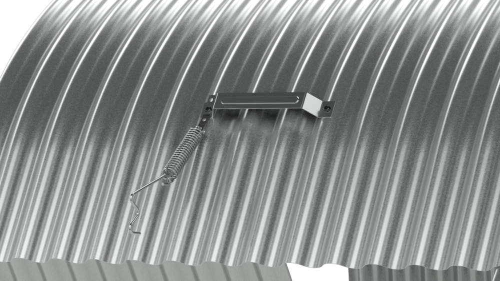 Loop Haube von Achenbach Detailaufnahme Spannband K