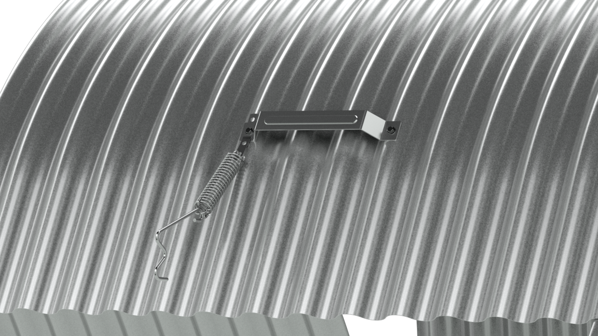 Loop Haube von Achenbach Detailaufnahme Spannband K