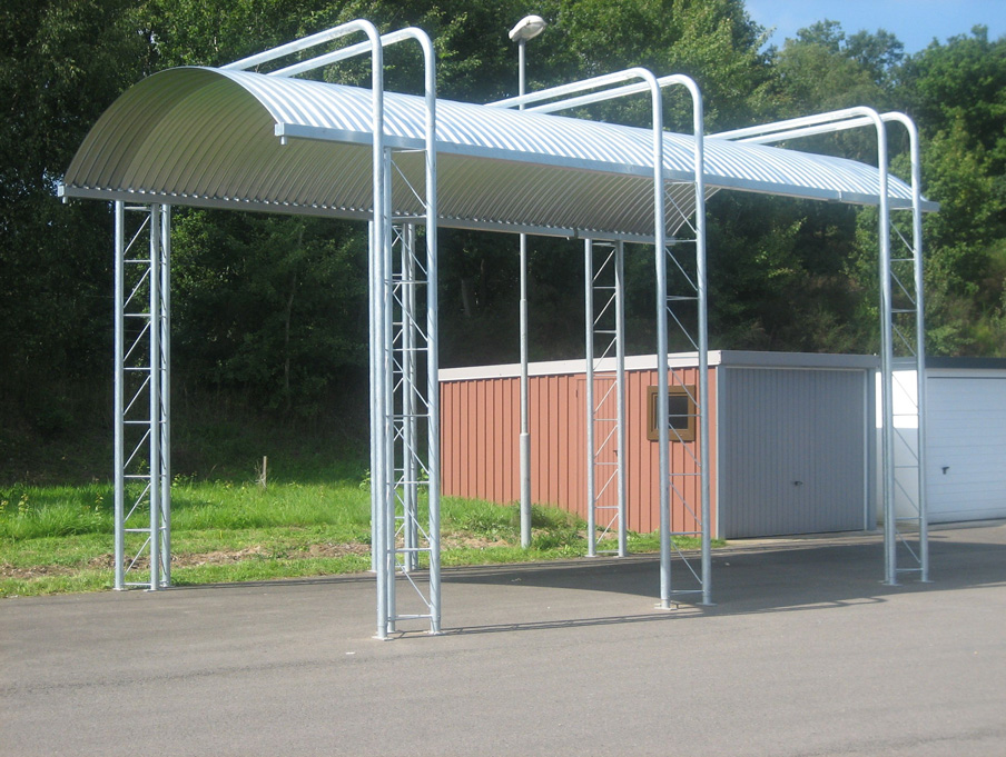 Achenbach Stichbogen Haube als Carport